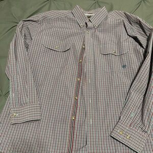 Ariat Men's Checkered Shirt EUC